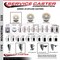 Service Caster 3'' Nylon Wheel Swivel 7/8'' Square Stem Caster Set 2 Brakes, 4PK SCC-SQ20S314-NYS-PLB-78-2-S-2 - alternate 3
